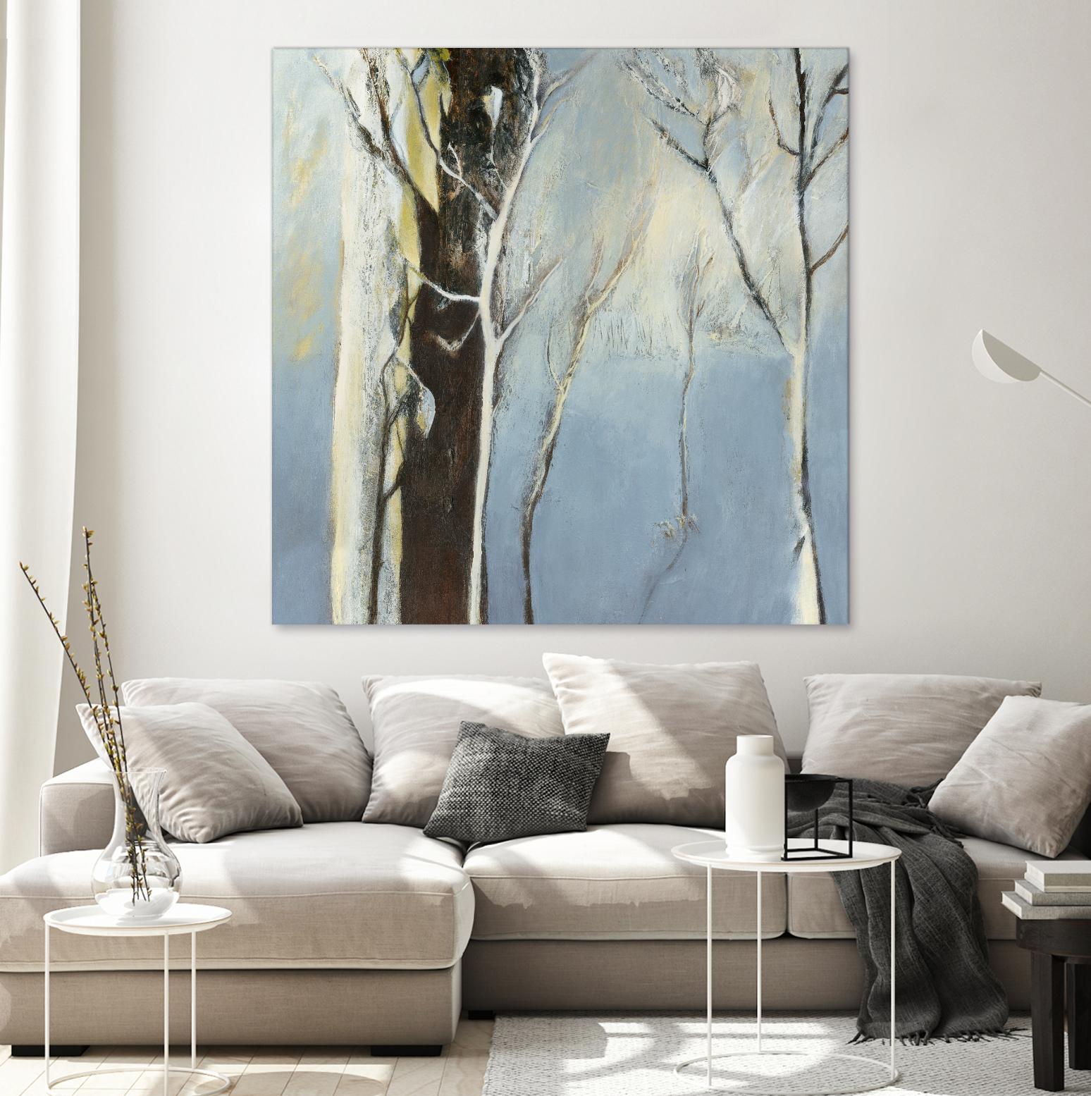 Contemporary Forest 2 - Modern Wall Art Canvas Print for Home & Office Decor | Perfect for Living Room, Bedroom, or Office Space