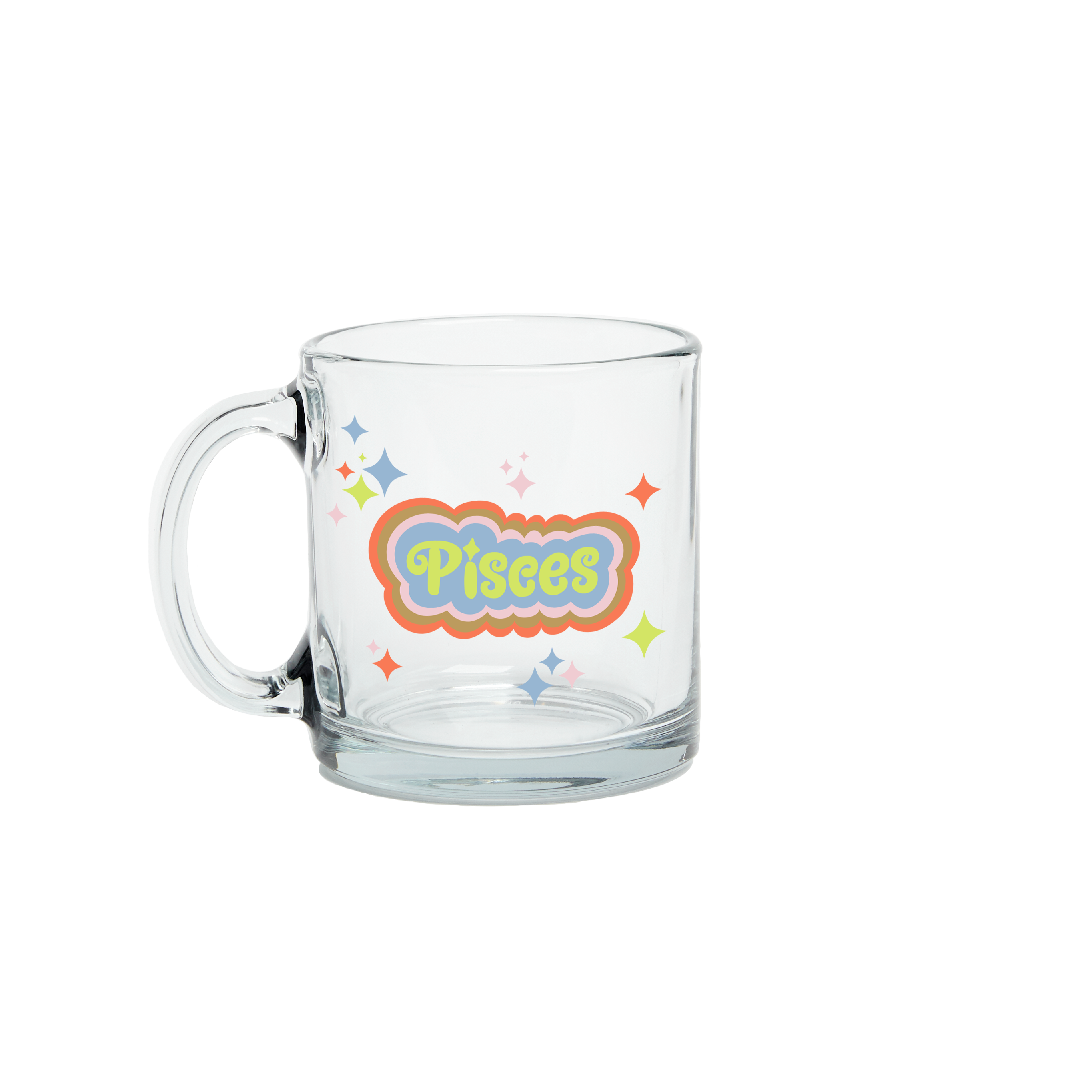 Zodiac Sign Clear Glass Mug - 12oz Coffee Cup with Astrology Constellation Design for Tea, Hot Drinks & Gifts - Perfect for Home, Office & Star Sign Enthusiasts