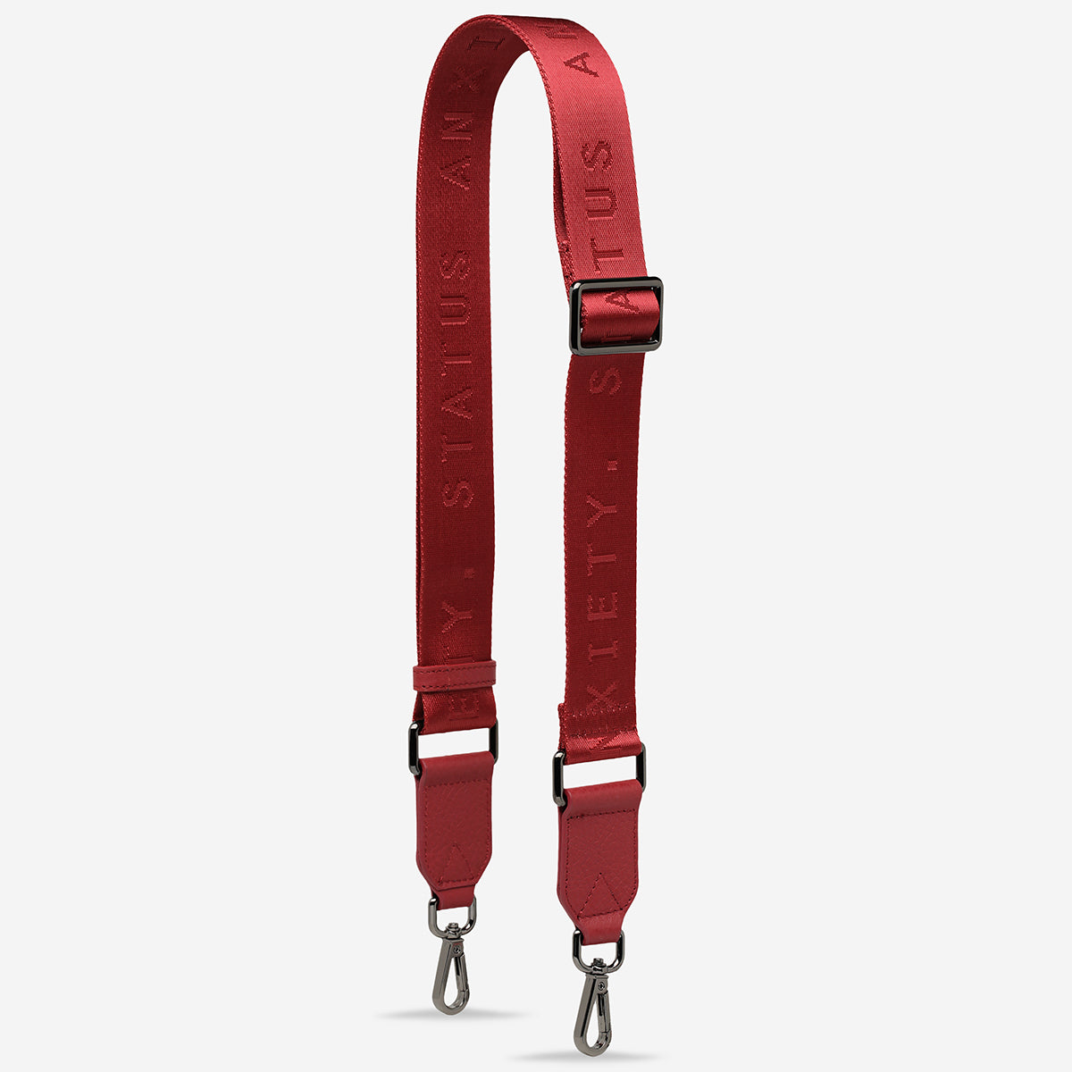 Premium Web Strap Medium Rouge - Durable Adjustable Nylon Strap for Bags, Luggage & Outdoor Gear | Perfect for Travel, Hiking & Everyday Use