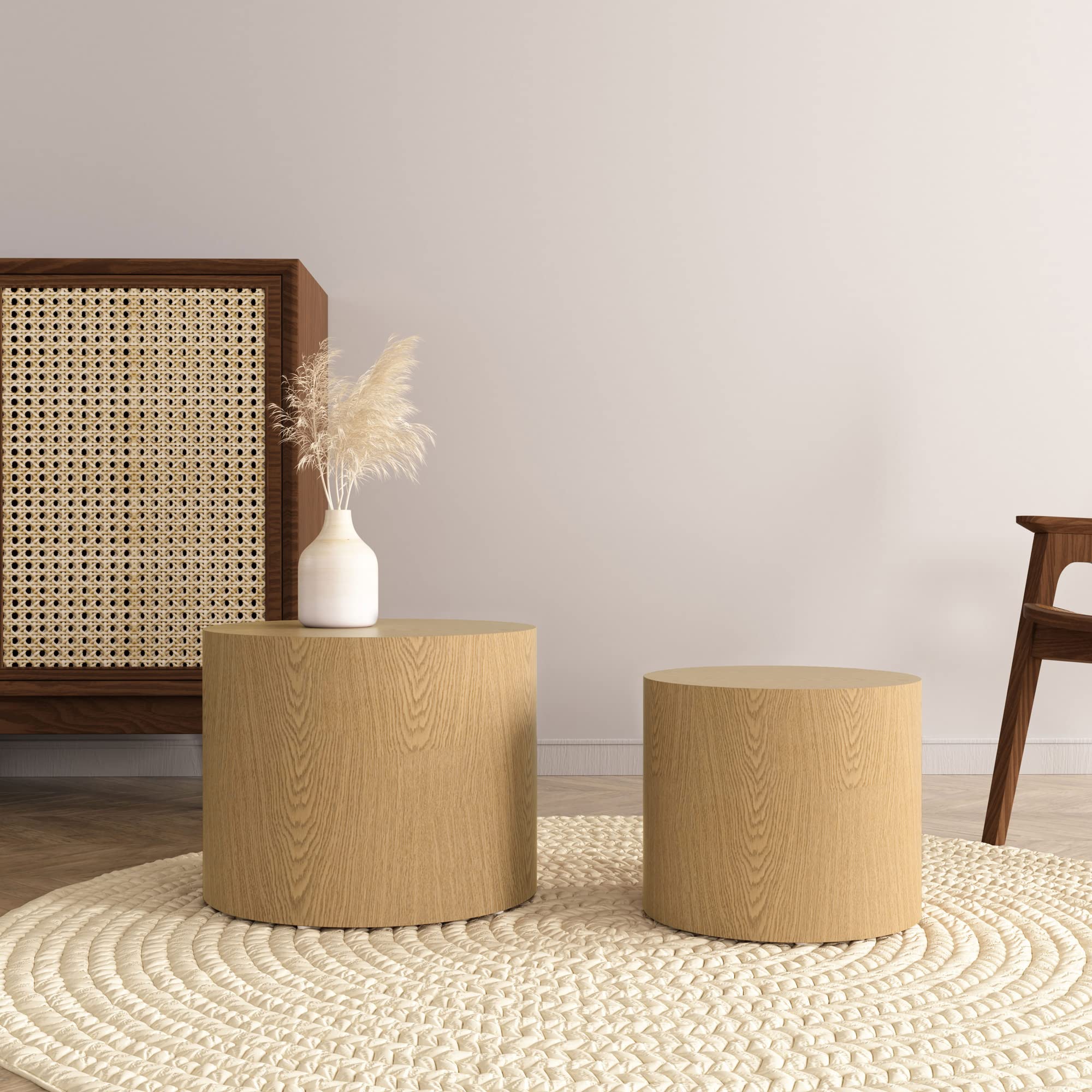 Yoglad 2-Piece Nesting Coffee Table Set - 18