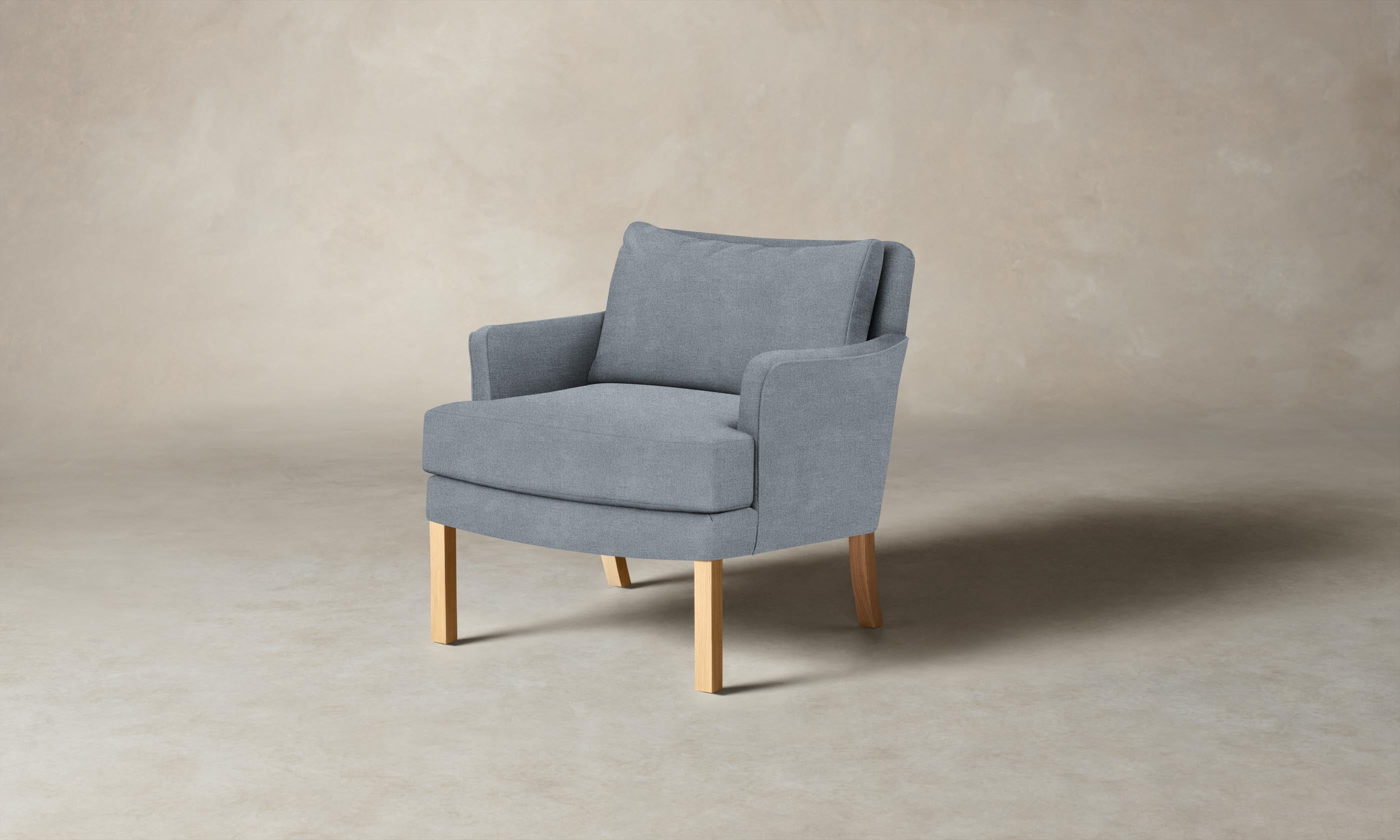 Kaye Performance Mélange Weave Aegean Chair - Modern Office & Home Furniture for Comfortable Seating - Perfect for Workspaces, Living Rooms & Reading Nooks