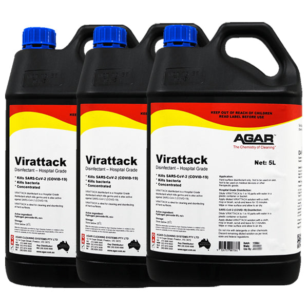 Agar Virattack Hospital Grade Disinfectant - EPA Approved Surface Sanitizer for Medical Facilities, Homes & Offices | Kills 99.9% Germs & Viruses | Ideal for Hospitals, Clinics, Schools & High-Touch Areas