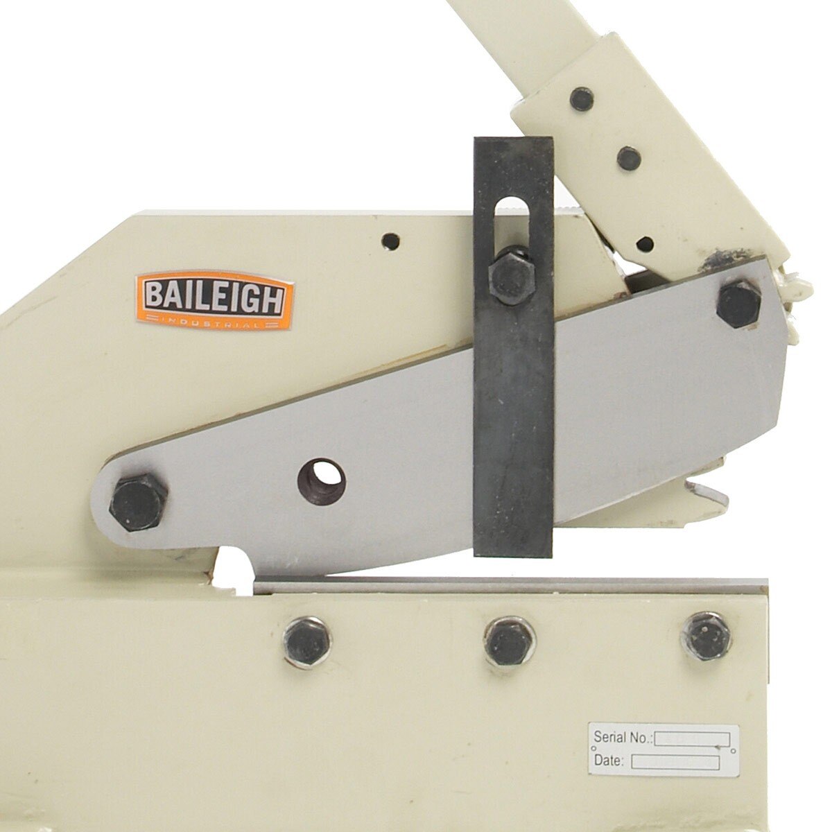 Baileigh Industrial BA9 1005690 Bench Mounted Multi-Purpose Manual Sheet Metal Shear MPS 8G - Perfect for Metal Fabrication, DIY Projects, and Workshop Use