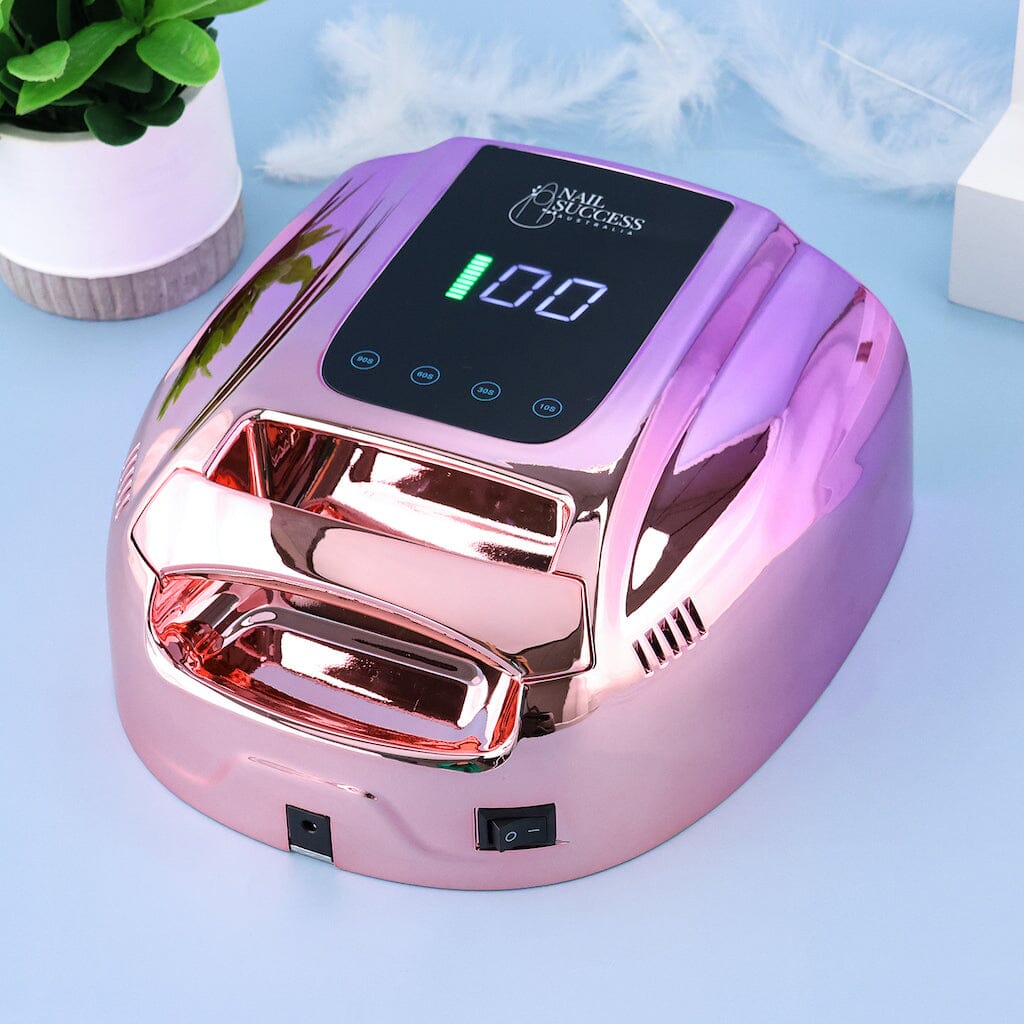 PRO 96W Rechargeable LED/UV Nail Lamp for Gel Polish - Fast Curing, Portable Manicure & Pedicure Light for Home & Salon Use