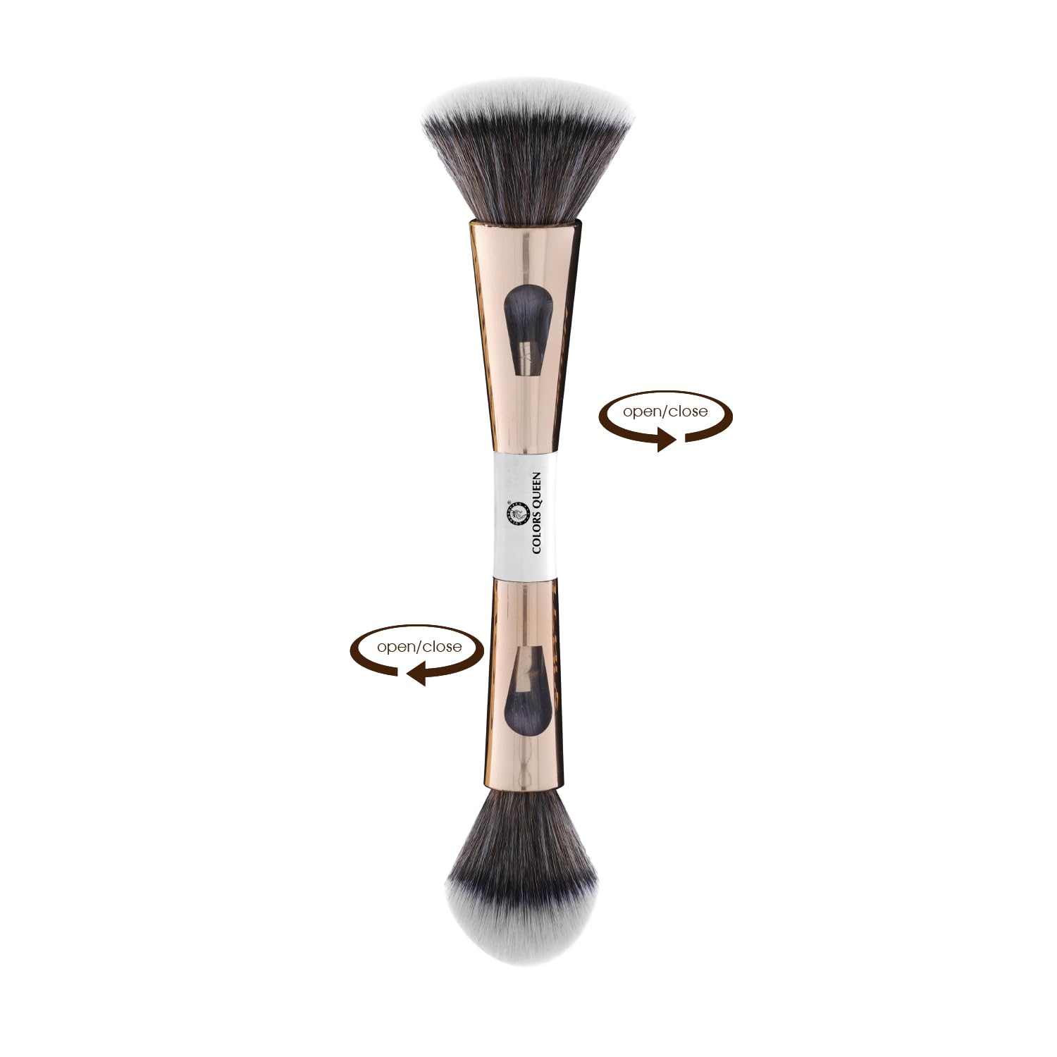 4-in-1 Makeup Brush Set - Foundation, Powder & Eyeshadow Brushes | Soft Bristles for Flawless Makeup