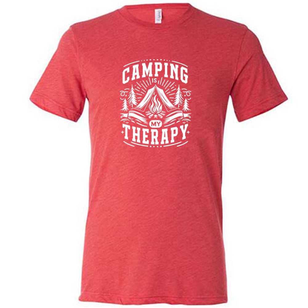 Unisex Camping Is My Therapy T-Shirt - Comfortable & Stylish for Outdoor Adventures, Hiking, and Relaxation