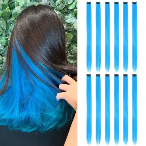 Indigo color 12 packs clip in