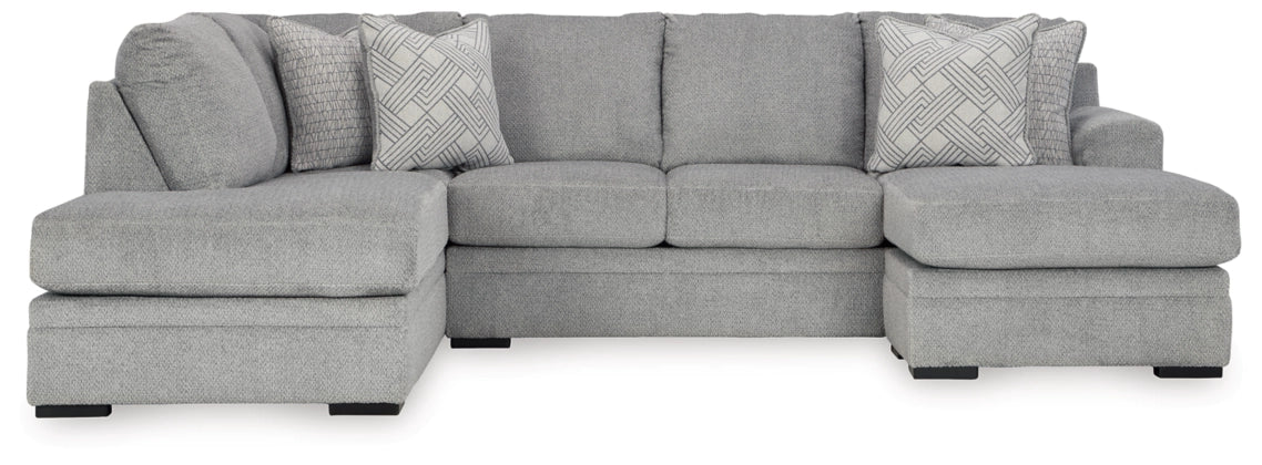 Casselbury 2-Piece Sectional Sofa with Left-Hand Facing Chaise Lounge - Modern Living Room Furniture for Small Spaces & Apartments