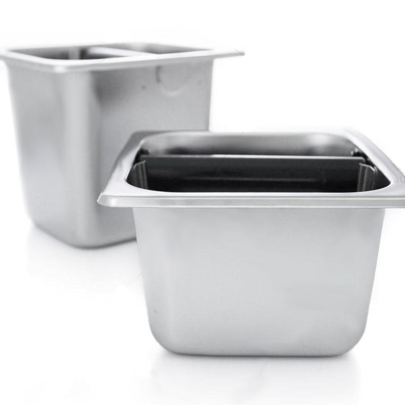 Premium Espresso Knock Box - 4 Inch Deep Barista Coffee Grounds Bin for Easy Puck Disposal - Perfect for Home & Commercial Coffee Stations