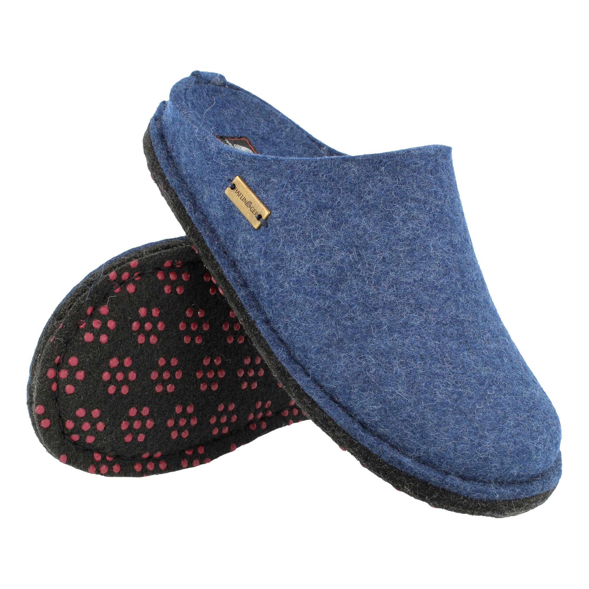 HAFLINGER Unisex Soft Felt Slippers for Home Comfort