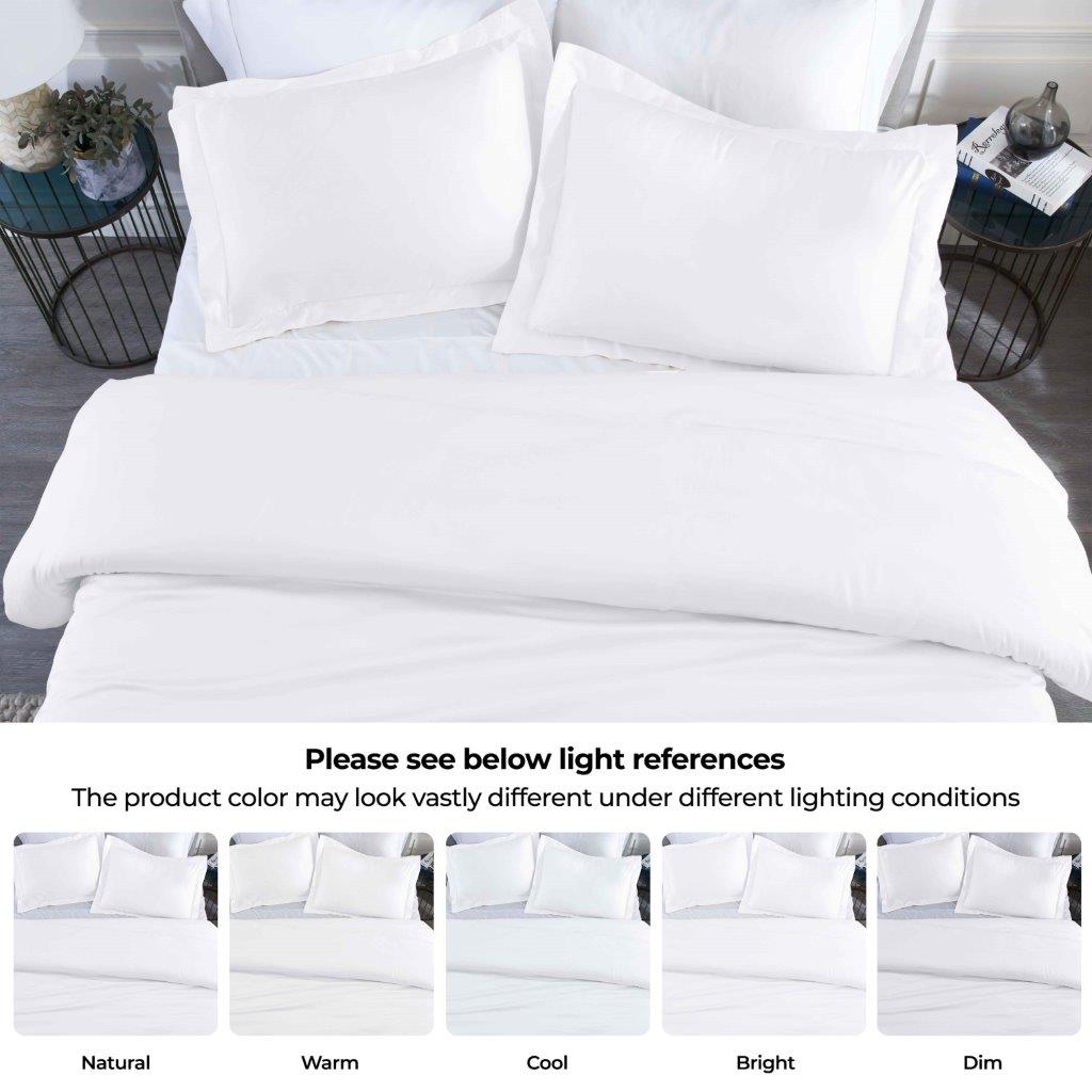 Premium 400 Thread Count Modal Duvet Cover Set from Beechwood - Ultra Soft & Breathable Bedding for All Seasons - Perfect for Master Bedrooms, Guest Rooms & Luxury Hotels