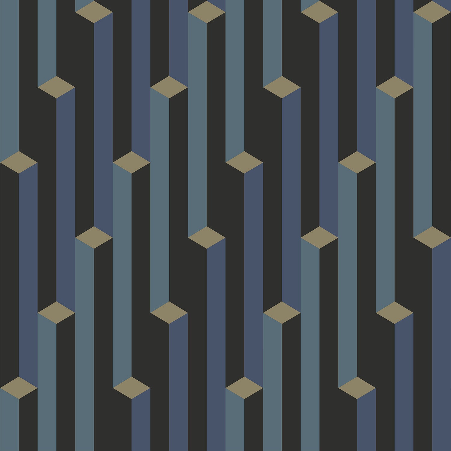Stepped Ian Wallpaper - Modern Peel and Stick Wallpaper for Home Decor | Perfect for Living Room, Bedroom & Office