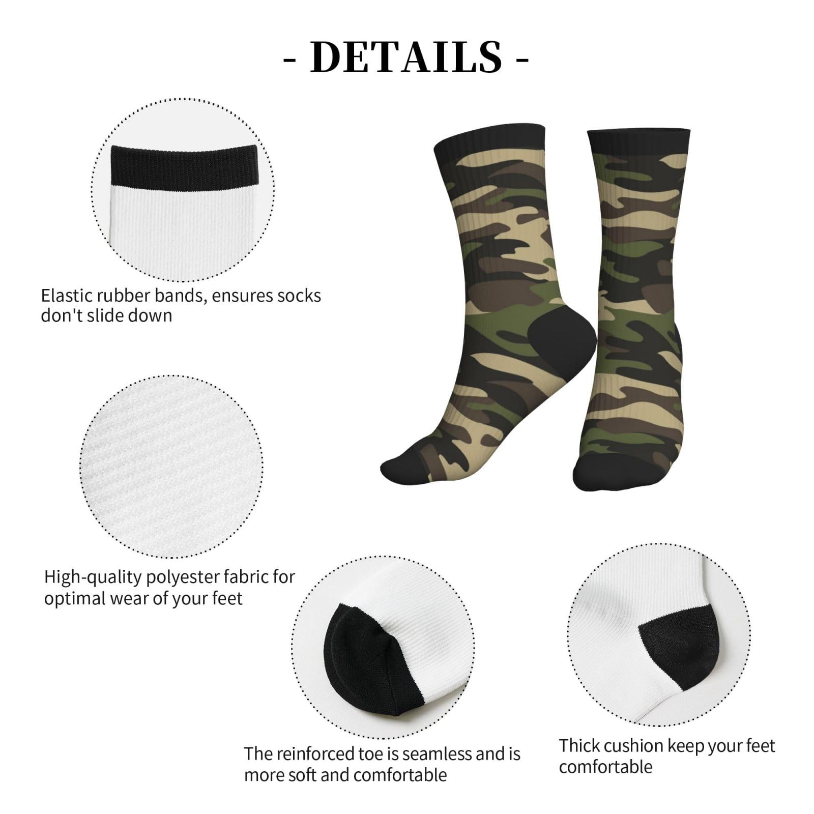 Funny Novelty Athletic Crew Socks - Crazy Dress Socks for Men & Women - Perfect for Sports, Gifts, and Casual Wear - Great for Gym, Running, and Funny Outfits