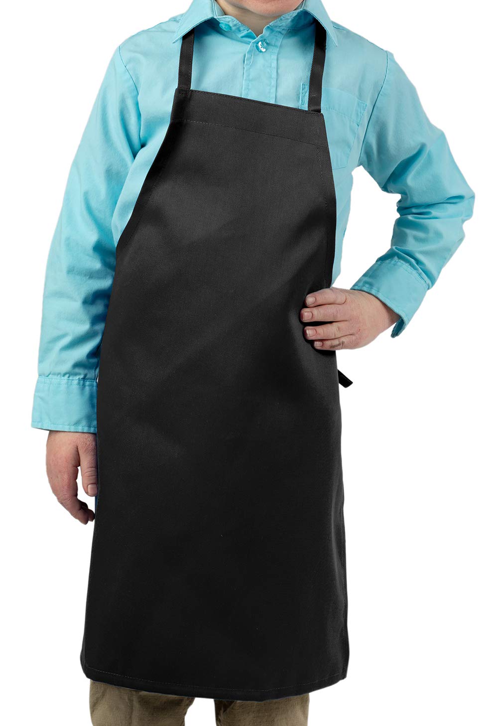 KNG Kids Cooking Apron for Girls and Boys - Adjustable Chef Apron for Baking, Cooking & Arts - Perfect Gift for Little Chefs (Small Size) - Ideal for Kitchen Play, Baking Classes & DIY Crafts