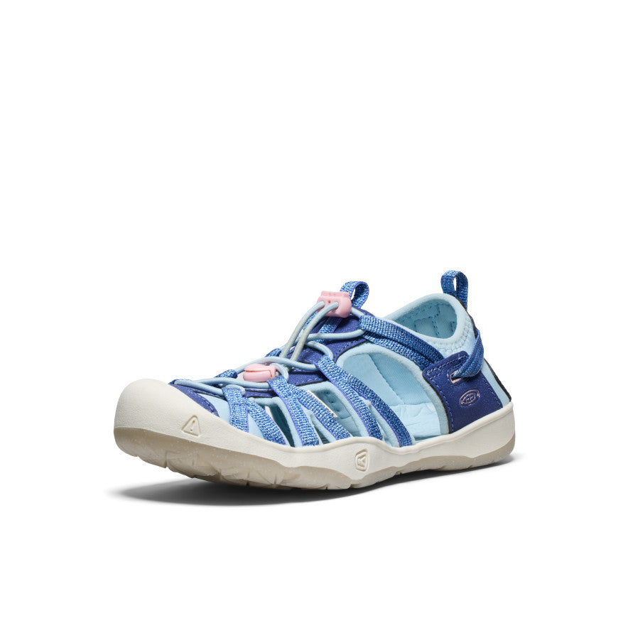 Big Kids' Moxie Sandal - Comfortable Water Shoes for Boys & Girls | Skipper Blue/Giggle Pink | Perfect for Beach, Pool & Summer Outdoor Activities