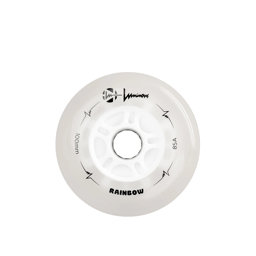 Luminous 100mm 85a Skateboard Wheels (Single) - High-Performance Glow Wheels for Night Skating, Longboarding & Street Riding