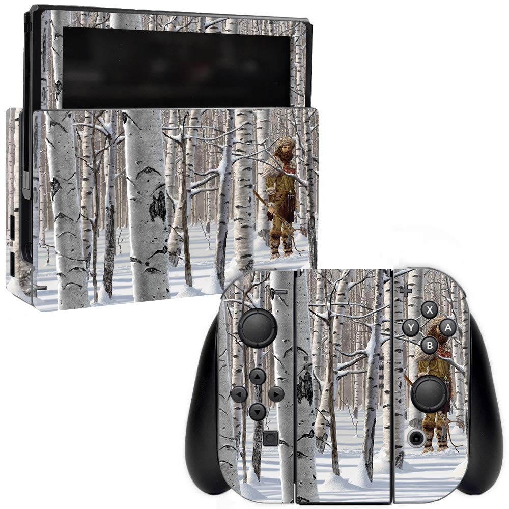 Premium Nintendo Switch Vinyl Skin Wrap - Aspen Man Design | Protective & Durable Decal Cover | Easy to Apply & Remove | Made in USA | Perfect for Gaming Protection & Customization