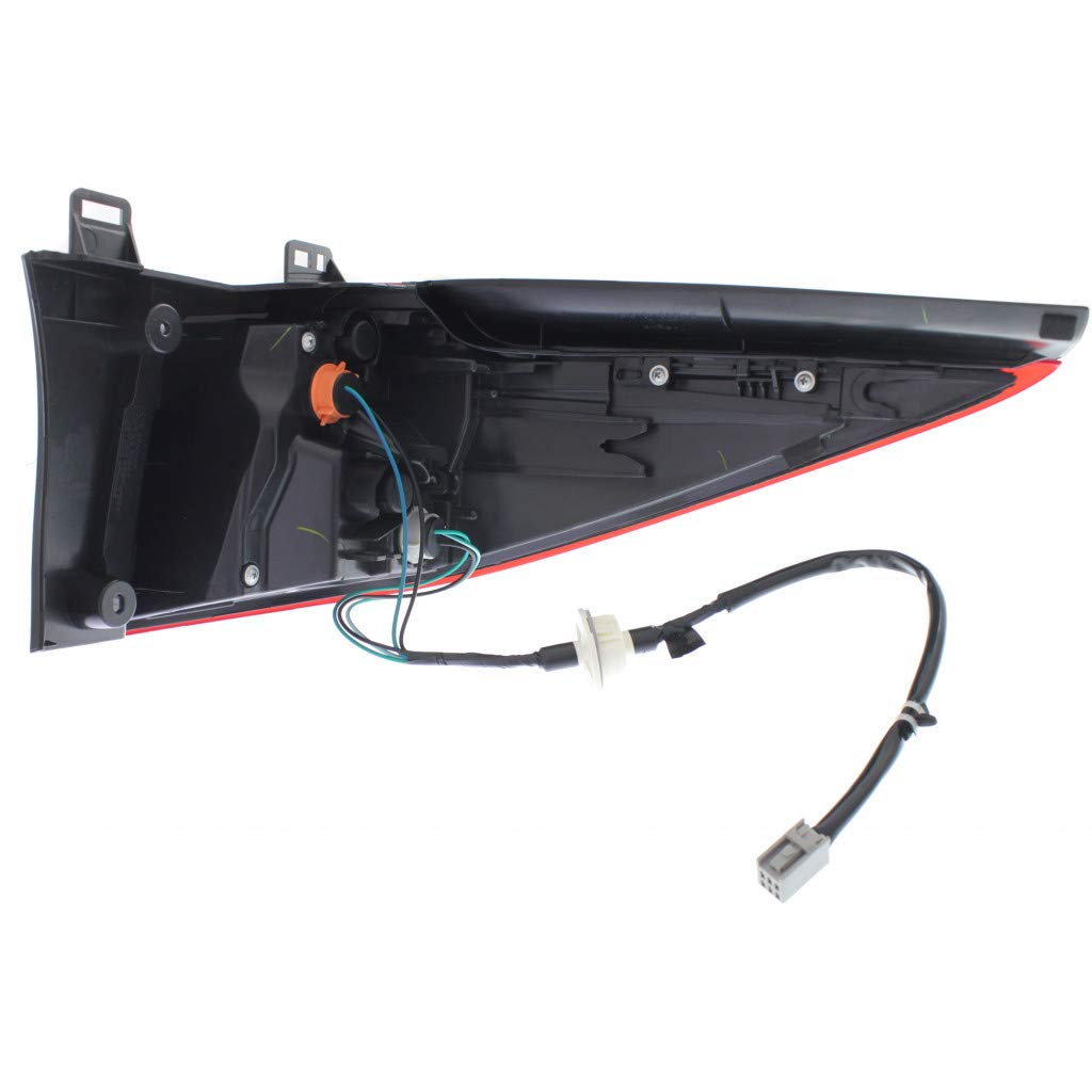 2012-2017 Mazda 5 Driver Side Tail Light Assembly Replacement - CAPA Certified (Part #MA2804109 / CG36-51-160) | Perfect for Night Driving Safety & Vehicle Rear Lighting Upgrade