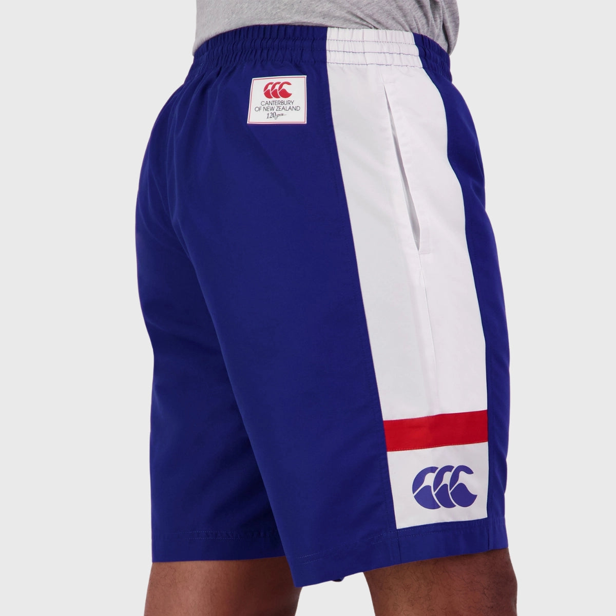 Canterbury Men's Legends Panel Shorts - Royal Blue Athletic Shorts for Rugby, Soccer & Training | Comfortable & Durable Sports Apparel