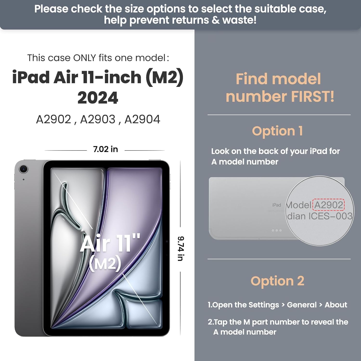Herize iPad Air 11 Inch Case (2024/2025, 7th/6th Gen) - Shockproof Silicone Cover with Built-in Stand, Screen Protector & Pen Holder | Shoulder Strap Included | Perfect for Work, Travel & Outdoor Use