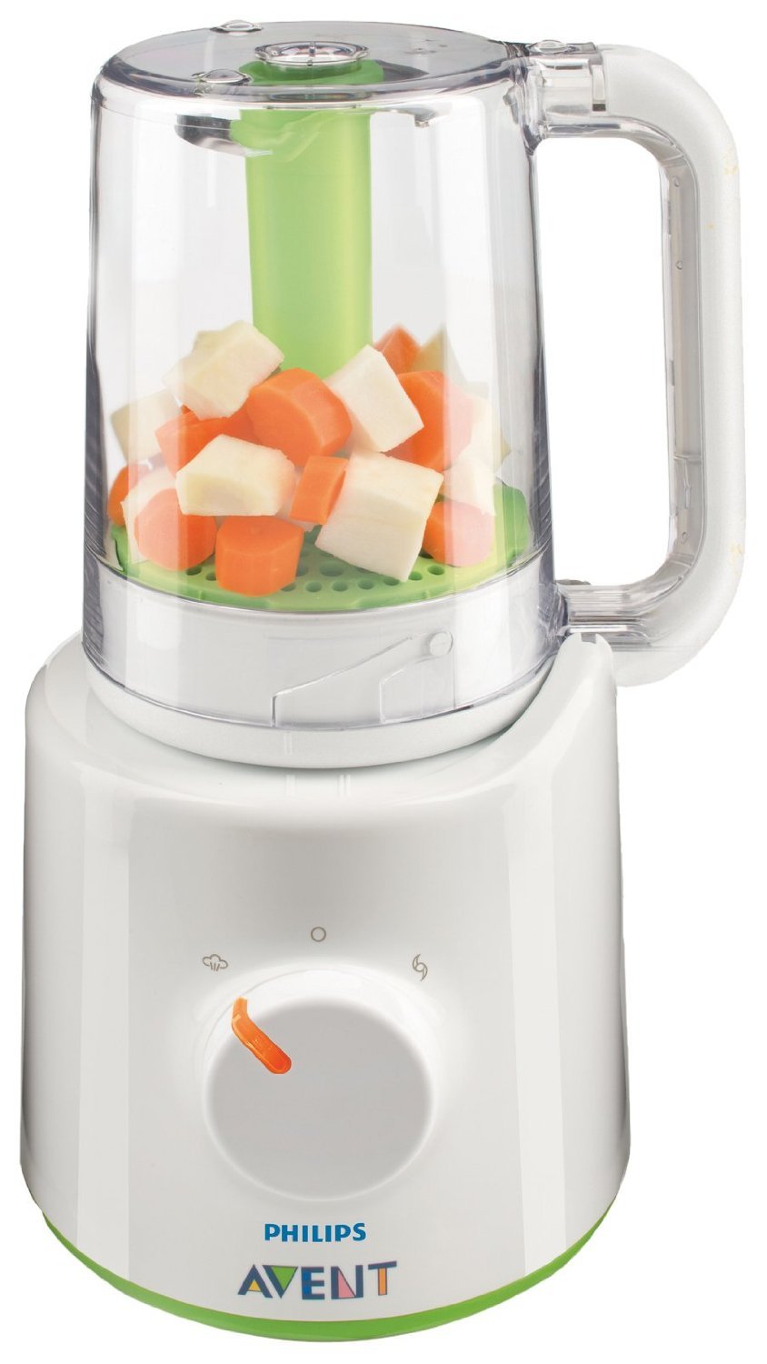 Philips Avent SCF870/21 2-in-1 Baby Food Steamer and Blender - Healthy Homemade Baby Food Maker for Fruits & Vegetables - Perfect for Making Purees, Mashed Foods & Infant Meals at Home