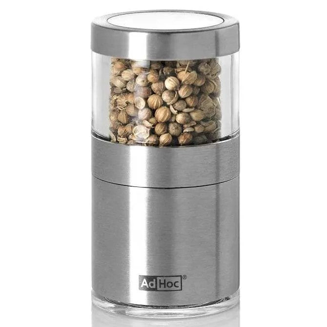 Premium Chili and Spice Grinder - Adjustable Coarseness for Freshly Ground Peppers, Seasonings & Herbs - Perfect for Cooking, BBQ, Salads & Home Kitchen Use