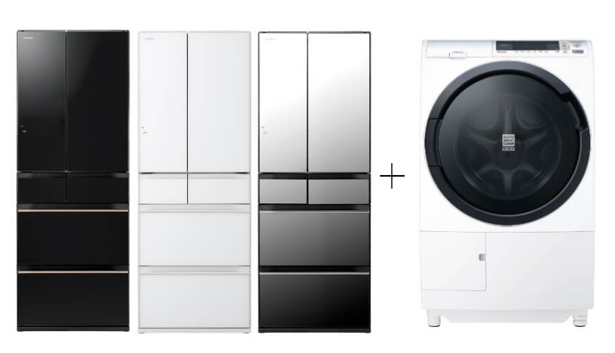 Hitachi R-HW620RS XK/XW/X 416L Multi-Door Refrigerator & BD-SG100CJ 10kg Front Load Washer Dryer Combo - Energy Efficient Appliances for Modern Home Kitchen and Laundry Room