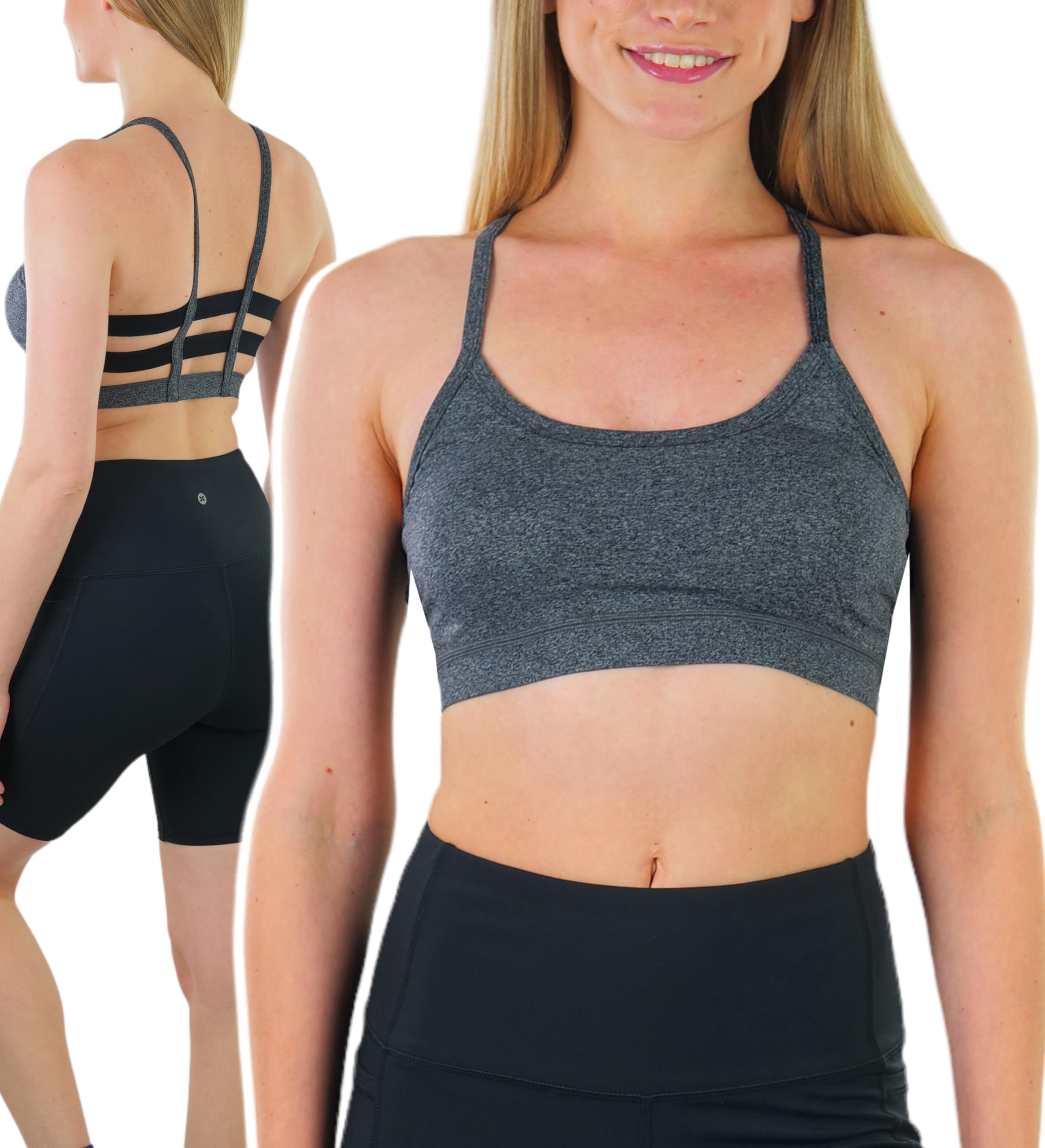 ToBeInStyle Women’s Seamless Wire-Free Sports Bras & Bralettes - Supportive Comfort for Yoga, Gym & Everyday Wear