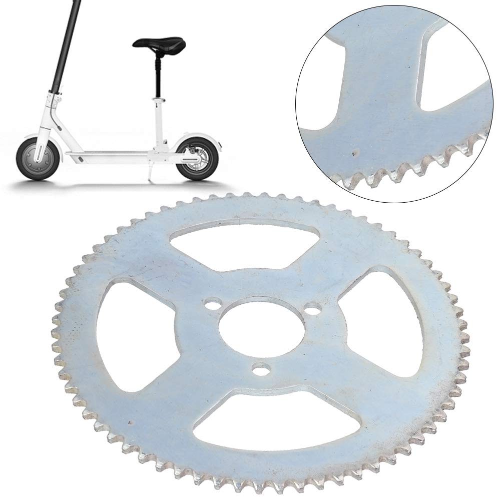 OUKENS 65T 25H 3-Hole Metal Sprocket for Electric Bikes & Scooters - Durable Crankset Gear Plate for E-Bike Conversion & Performance Upgrades - Perfect for Commuting, Off-Road & Urban Riding