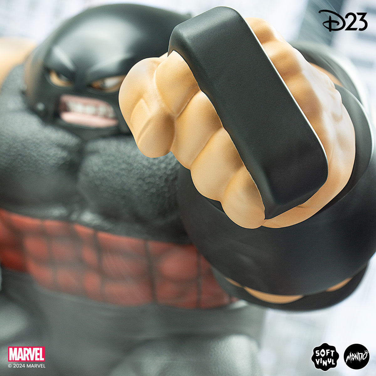Juggernaut Soft Vinyl Figure - Black Suit Variant Collectible Toy for Marvel Fans | Perfect for Display, Gifts, and Action Figure Collections