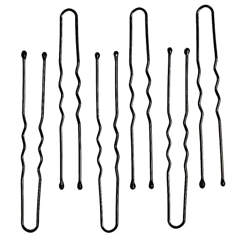200 Pack Black U-Shaped Hair Pins for Women & Girls | 7cm Juda Hair Clips | Hairstyling Accessories for Braids, Buns & Updos | Secure Hair Styling Clips for Daily Use & Special Occasions