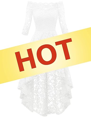 High Low & 3/4 Sleeve-white