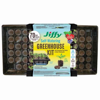 Self-Watering Greenhouse Kit for Indoor Plants - Automatic Plant Watering System with Humidity Control - Perfect for Home Gardening, Herbs, and Seed Starting