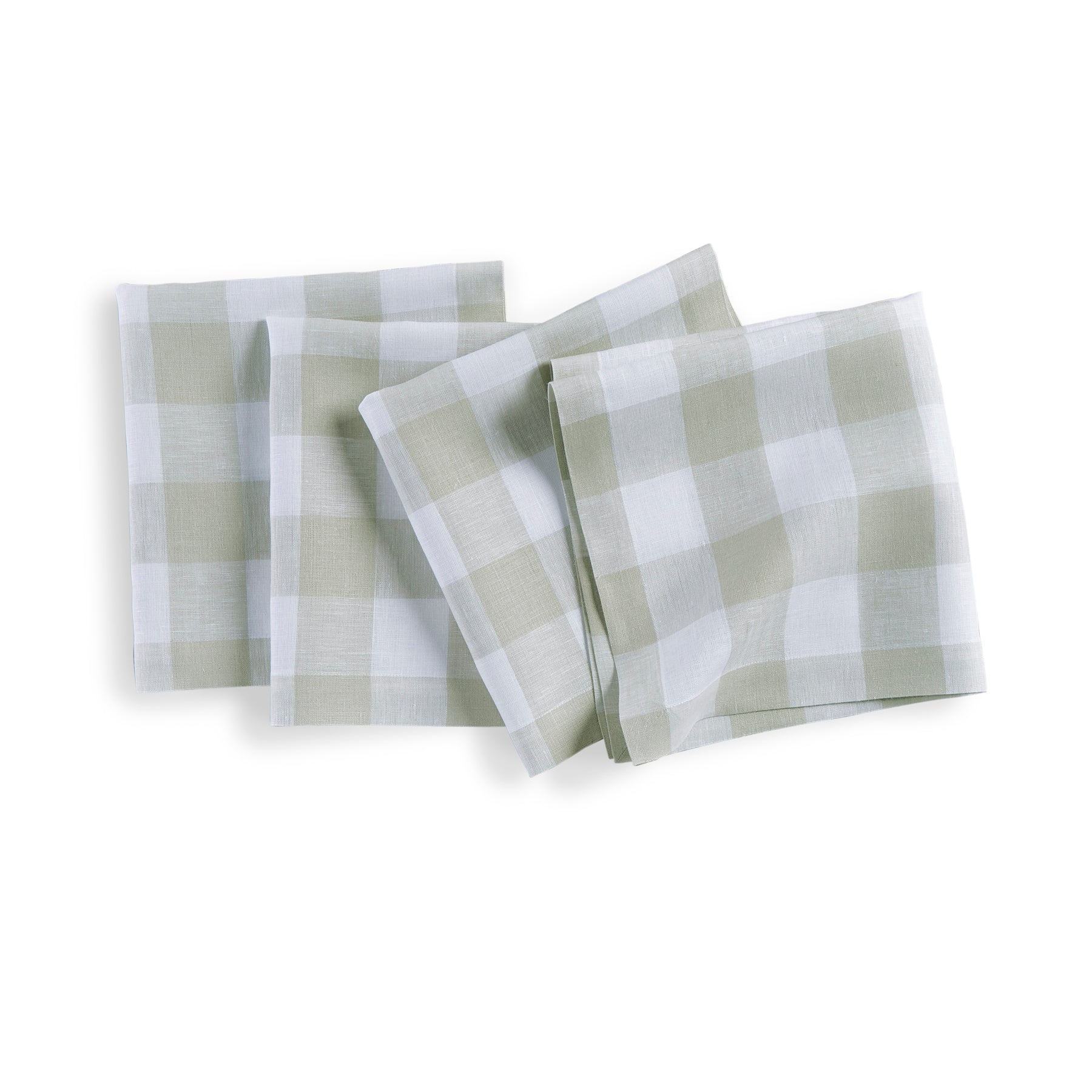 Buffalo Check Cotton Napkins - Set of 4 Premium Dinner Napkins for Holiday Table Setting, Christmas Decor & Farmhouse Dining - Reusable & Washable