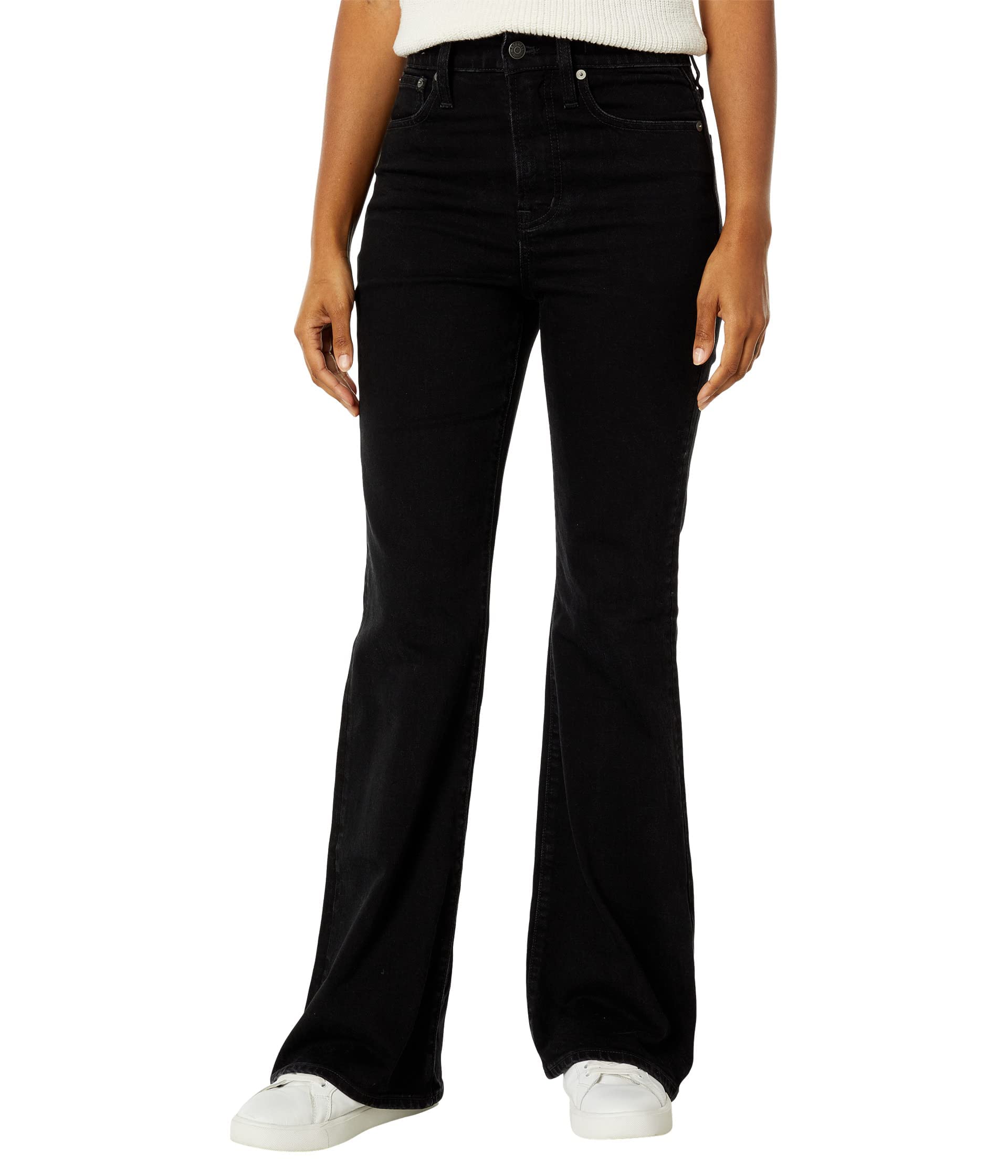 Madewell The Perfect Vintage Flare Jeans for Women - High Waisted Stretch Denim Pants in Sherborn Wash (Size 32) | Retro 70s Style, Comfortable & Flattering Fit for Casual Wear, Date Night & Office Outfits