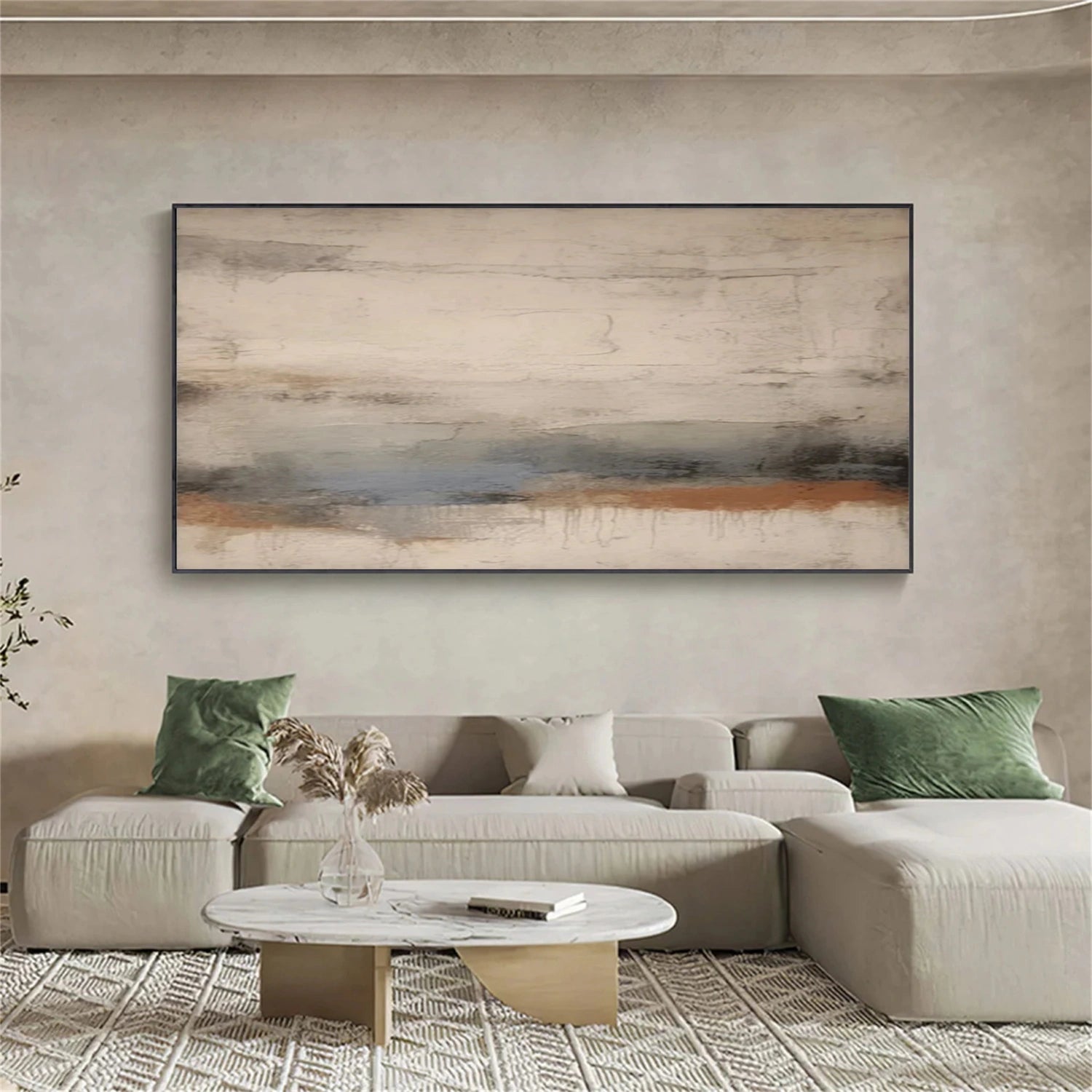 Abstract Tranquility Wall Art Print #WS299 - Modern Home Decor for Living Room, Bedroom & Office