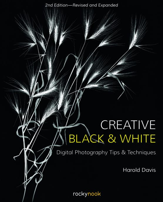 Rocky Nook: Creative Black and White Photography Book 2nd Edition by Harold Davis - Perfect for Fine Art Photography & Darkroom Techniques