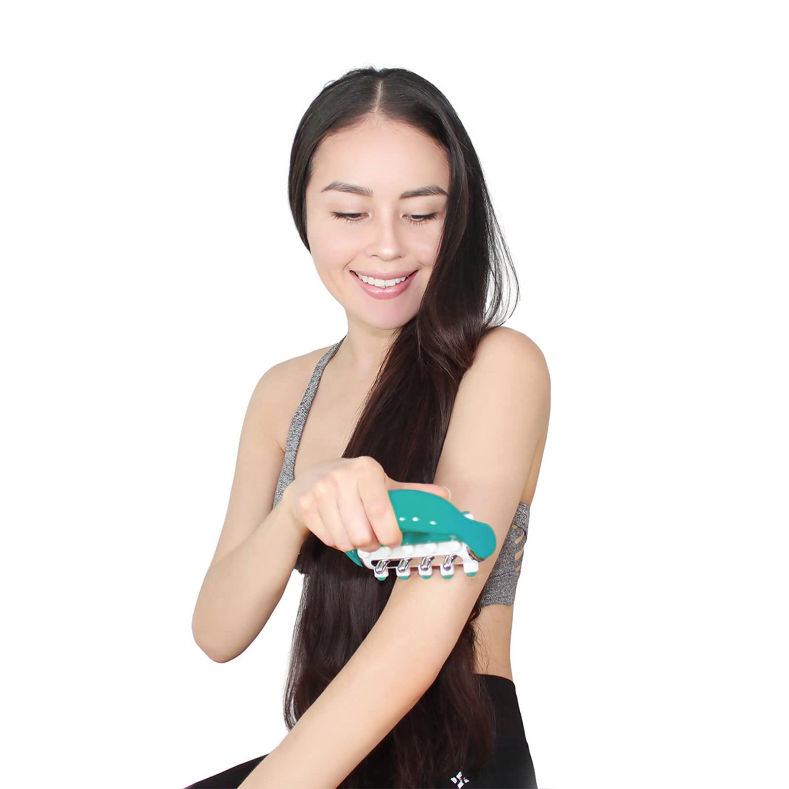 Coolife Fascia Release & Cellulite Massage Roller - Deep Tissue Myofascial Massager Tool for Muscle Pain Relief & Cellulite Reduction - Perfect for Post-Workout Recovery, Physical Therapy & Home Spa Treatments (Men & Women)
