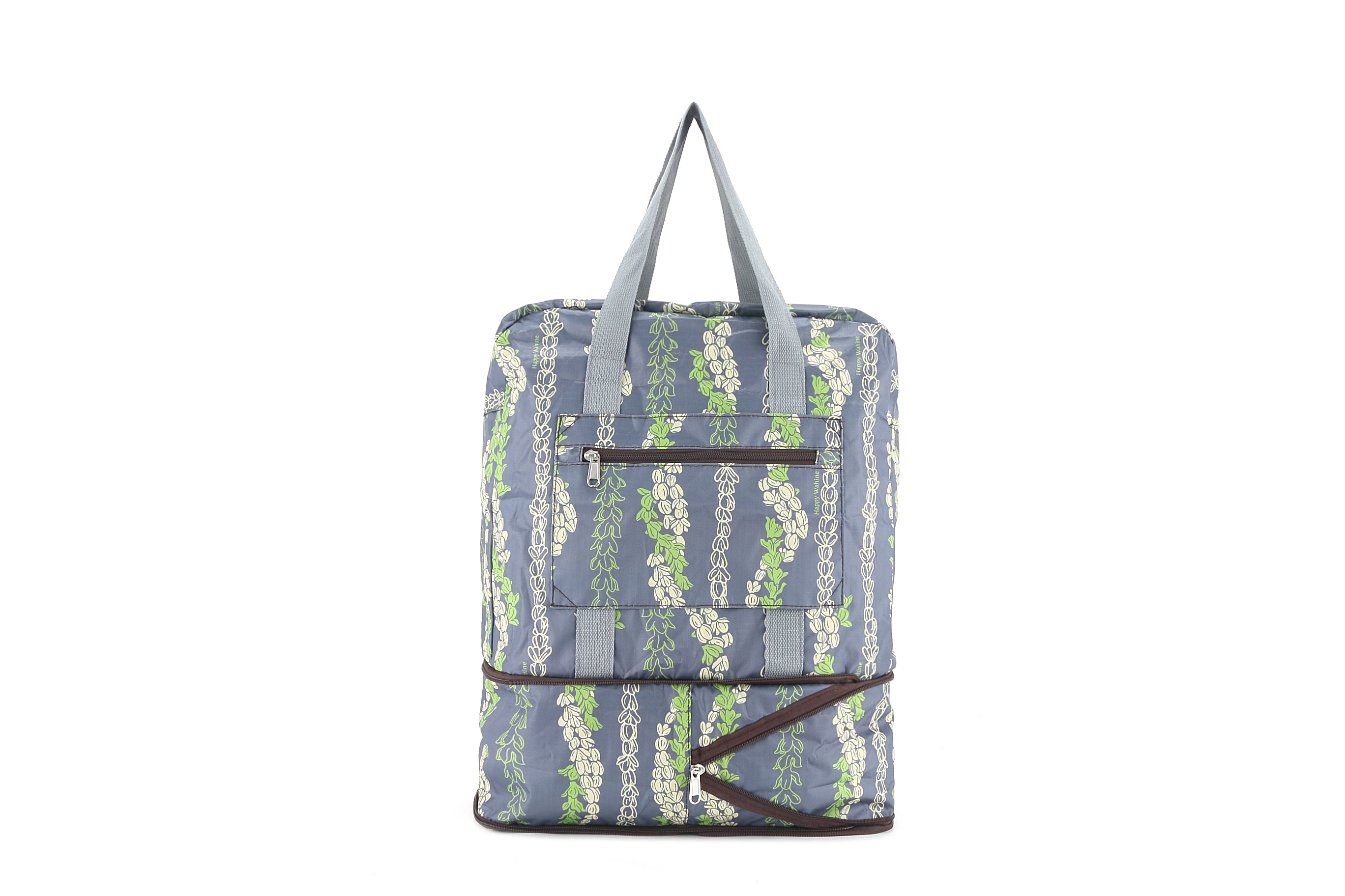 Foldable Duffle Bag for Travel & Gym - Water-Resistant Sophie Pakalana Grey Carry-On Luggage | Perfect for Weekend Trips, Sports Gear & Workout Essentials