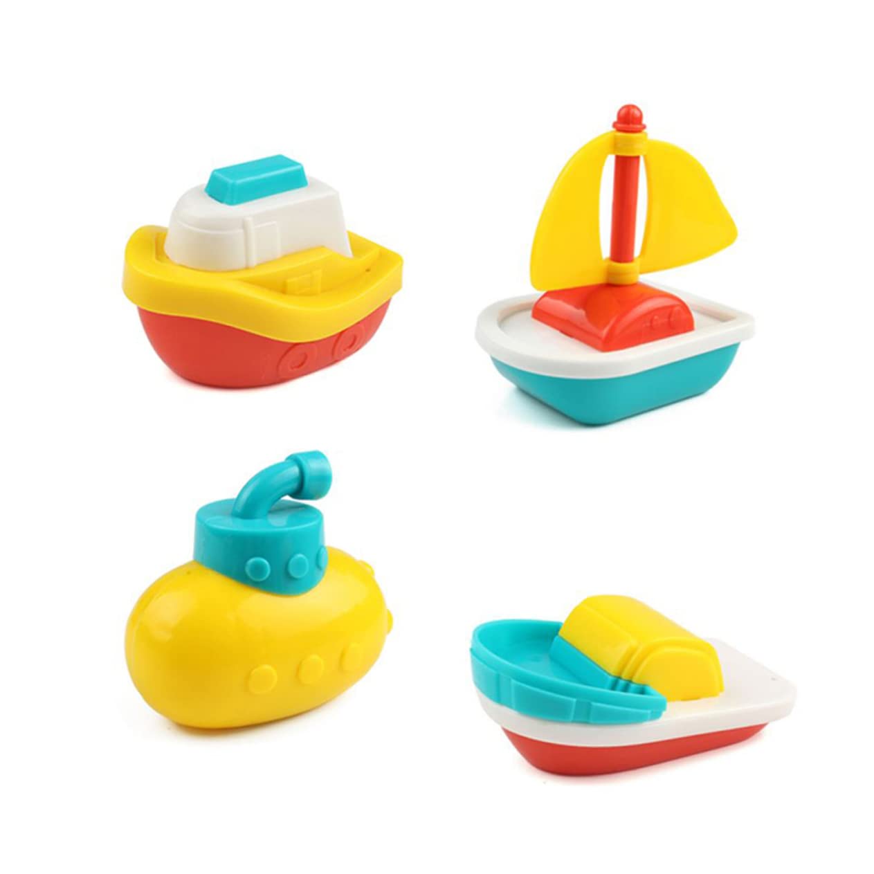 Vaguelly 8-Piece Bath Toy Set for Toddlers - Fun Animal Shaped Bathtub Toys for Kids, Waterproof Bathroom Playtime for Boys & Girls - Perfect for Baby Shower Gifts & Sensory Play in Tub