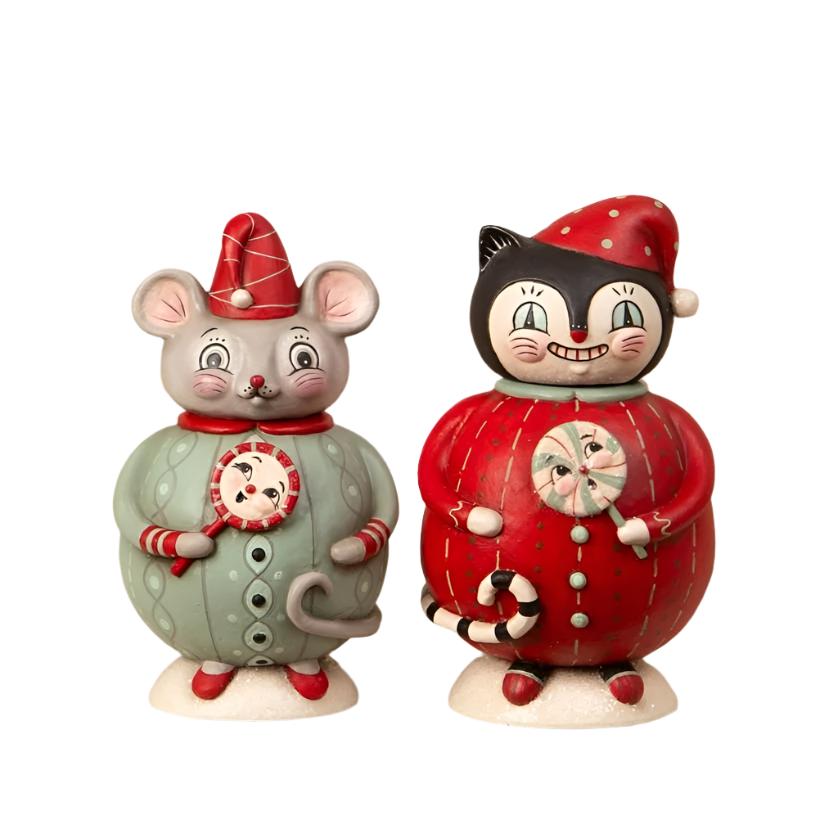 Johanna Parker Cute Christmas Critters Ornaments - Festive Holiday Decor for Tree, Home & Gifts | Bethany Lowe Collectibles