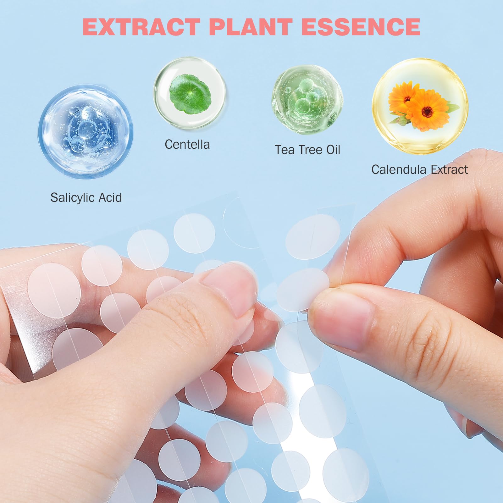 280PCS Hydrocolloid Acne Patches for Face - Star-Shaped Pimple Patches for Zits & Blemishes - Gentle Facial Skin Care Treatment - Perfect for Overnight Spot Treatment & Daily Acne Care