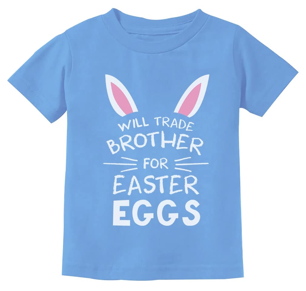 Funny Easter Egg Hunting Siblings T-Shirt for Toddler & Youth Boys Girls - Cute Brother Sister Matching Outfits for Easter Egg Hunt & Spring Celebrations