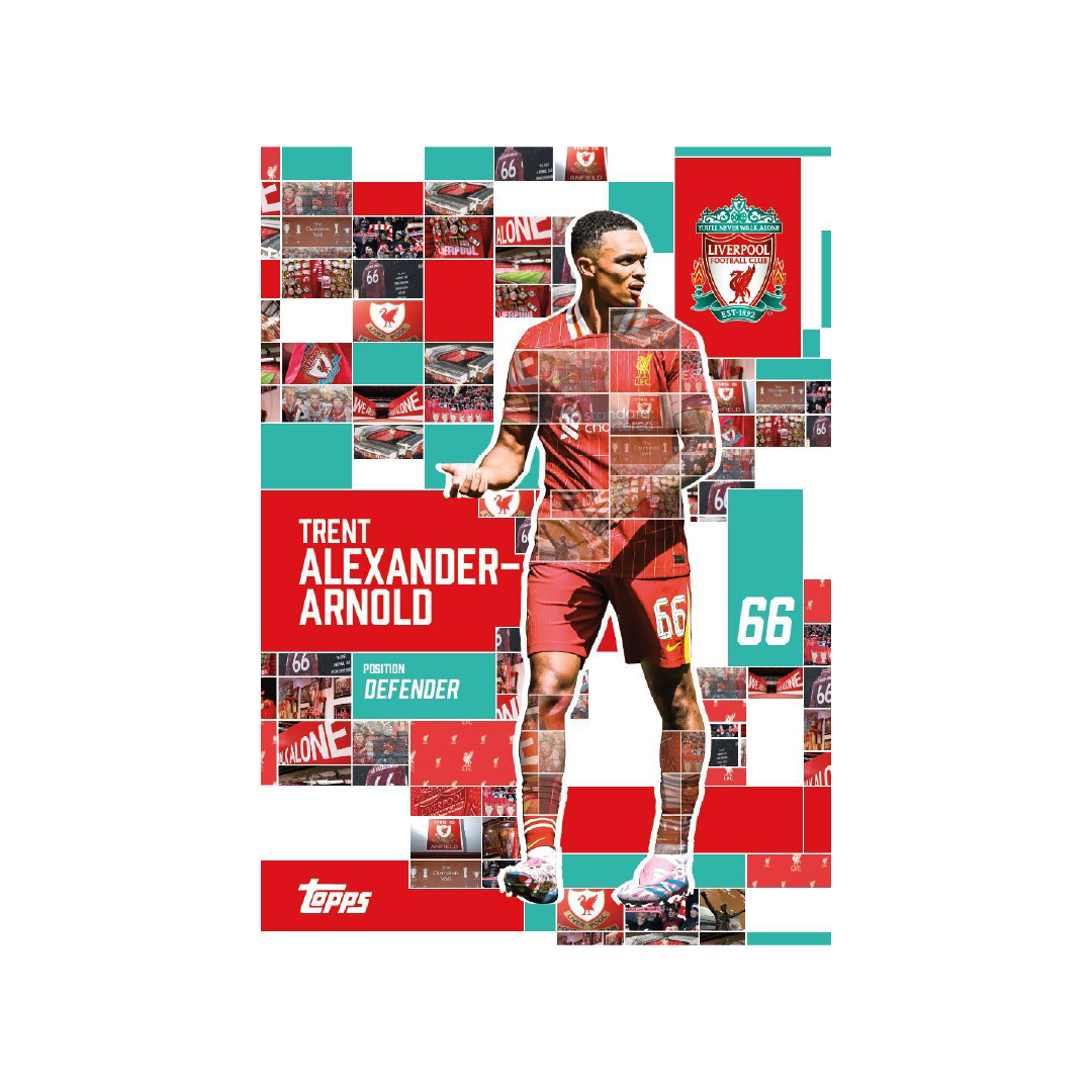 Official Topps Liverpool FC 2024/25 Team Set - 30 Player Cards Collection - Perfect for Soccer Fans, Collectors & Fantasy League Players (Match Day, Gifts, Trading)