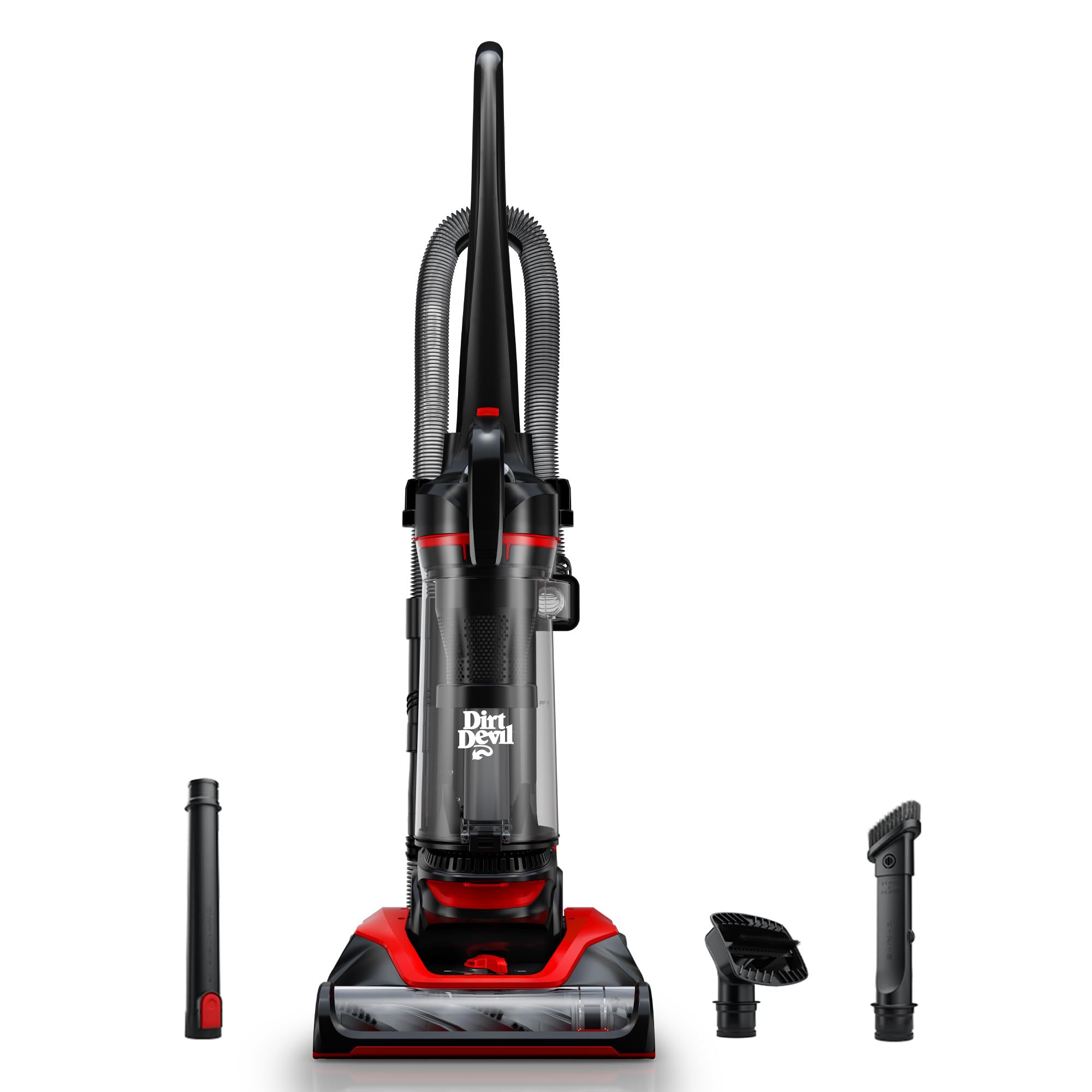 **Dirt Devil Multi-Surface Extended Reach+ Upright Bagless Vacuum Cleaner for Carpet & Hard Floors - Powerful, Lightweight, Corded Home Vacuum - Ideal for Pet Hair, Stairs & Tight Spaces**