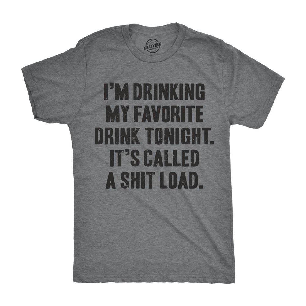 Men's 'I'm Drinking My Favorite Drink Tonight' Mardi Gras T-Shirt | Funny Party Shirt for Carnival, Festivals & Night Out