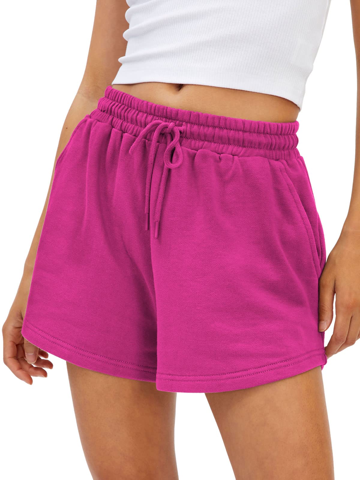 AUTOMET Women's Summer Shorts - Casual Sweat Athletic Shorts for Spring & Fall | Comfortable Beach Vacation Clothes & Lounge Wear | Perfect for Yoga, Running, Travel and Everyday Outfits 2025