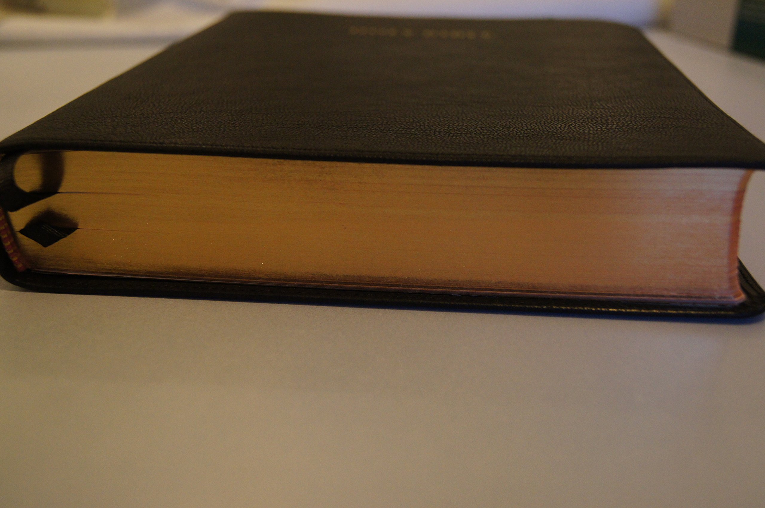 NASB Aquila Wide Margin Reference Bible - Black Goatskin Leather Edge-lined, Red-letter Text (NS746:XRME) | Premium Study Bible for Pastors, Scholars & Bible Students - Ideal for Sermon Preparation & Theological Research