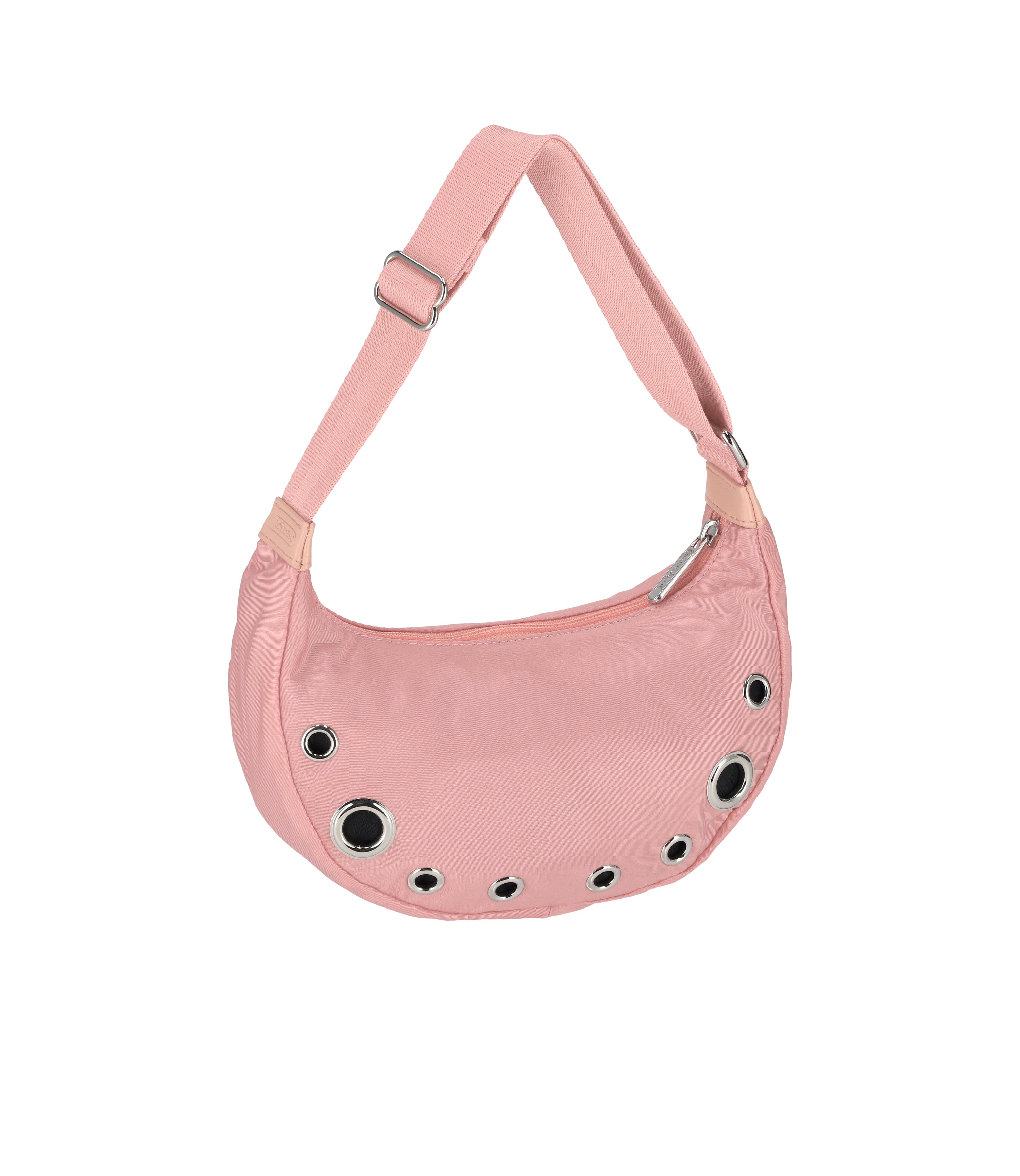 Stylish Small Shoulder Bag with Grommet Details - Perfect for Everyday Use, Travel & Casual Outings