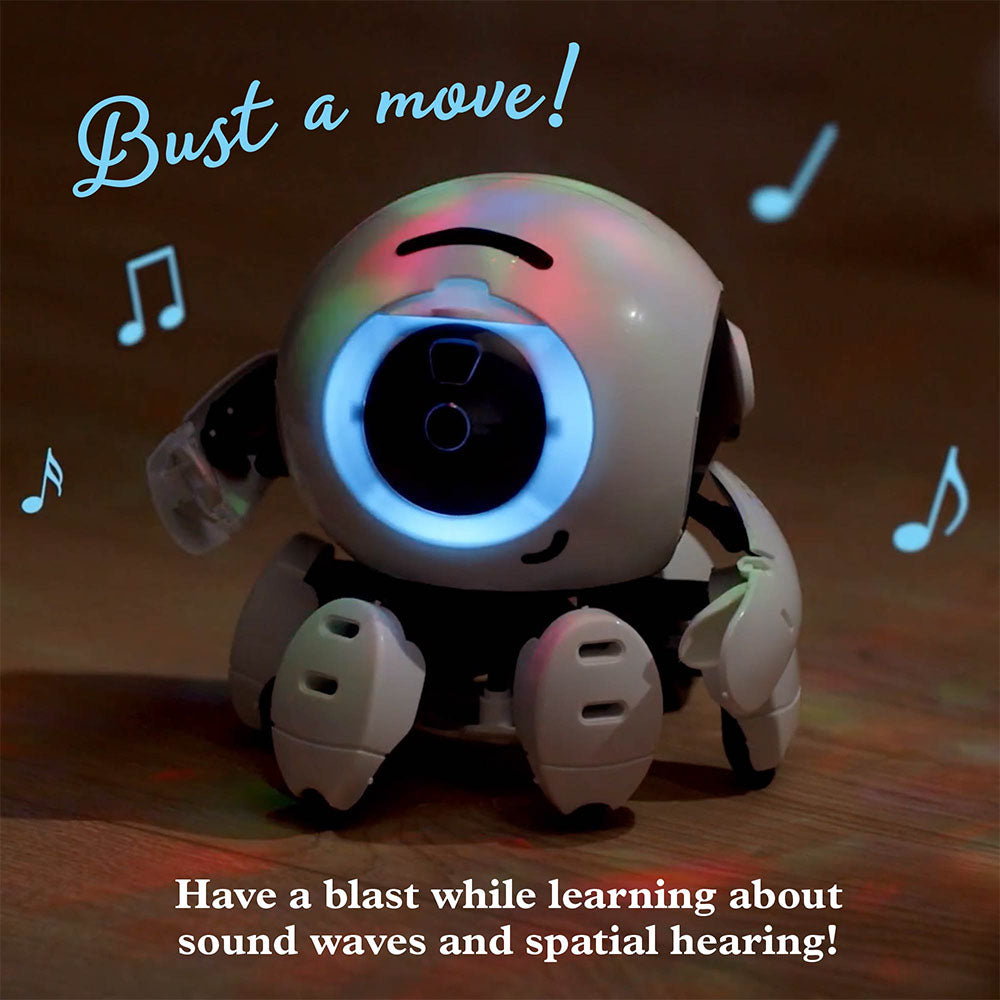 Hero Sound Sensing Robot - Interactive STEM Toy for Kids, Educational Science Kit with Voice Control & Motion Detection - Perfect for Learning Robotics & Coding at Home or School